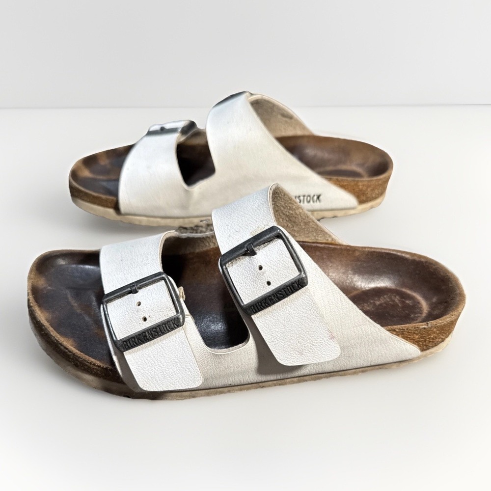 Birkenstock  Arizona sandals adjustable straps with buckle leather upper sz 37